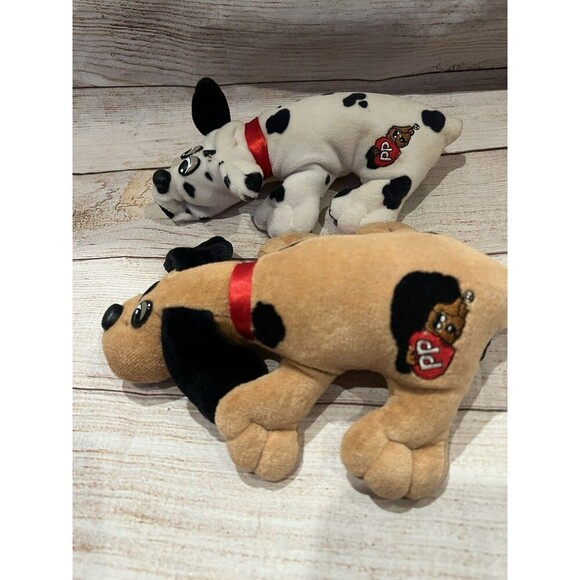 VINTAGE Pound PUPPYS Plush 1986 Tonka Stuffed Animal 8" Lot Of 2 - Picture 5 of 5